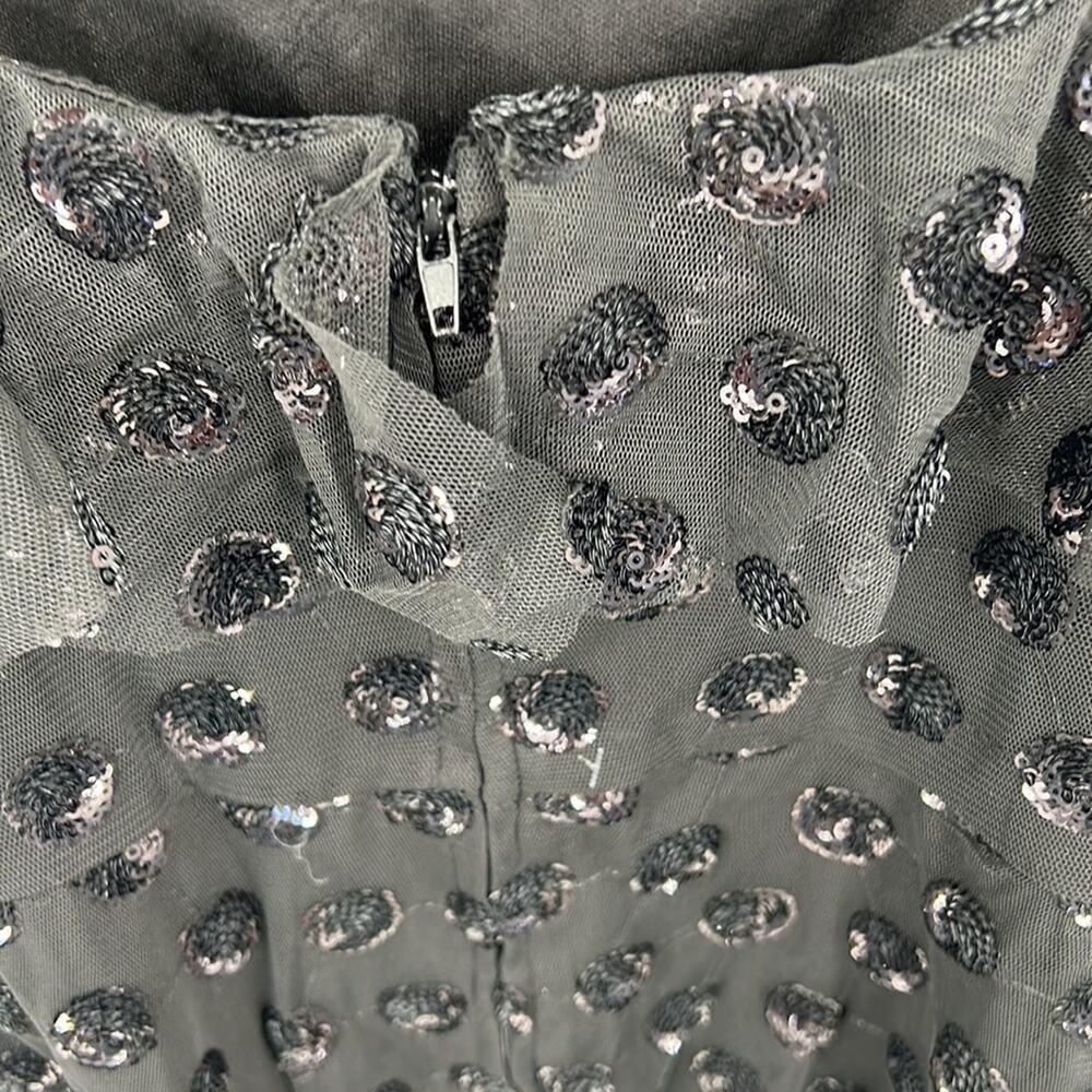 Row A Women's Sequined Black Cocktail Dress Size Small - Picture 8 of 13